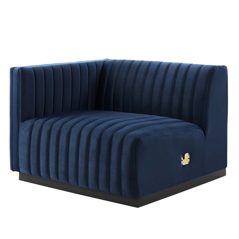 Conjure Channel Tufted Performance Velvet 4-Piece Sofa By Modway - EEI-5767 | Sofa Set | Modishstore - 47