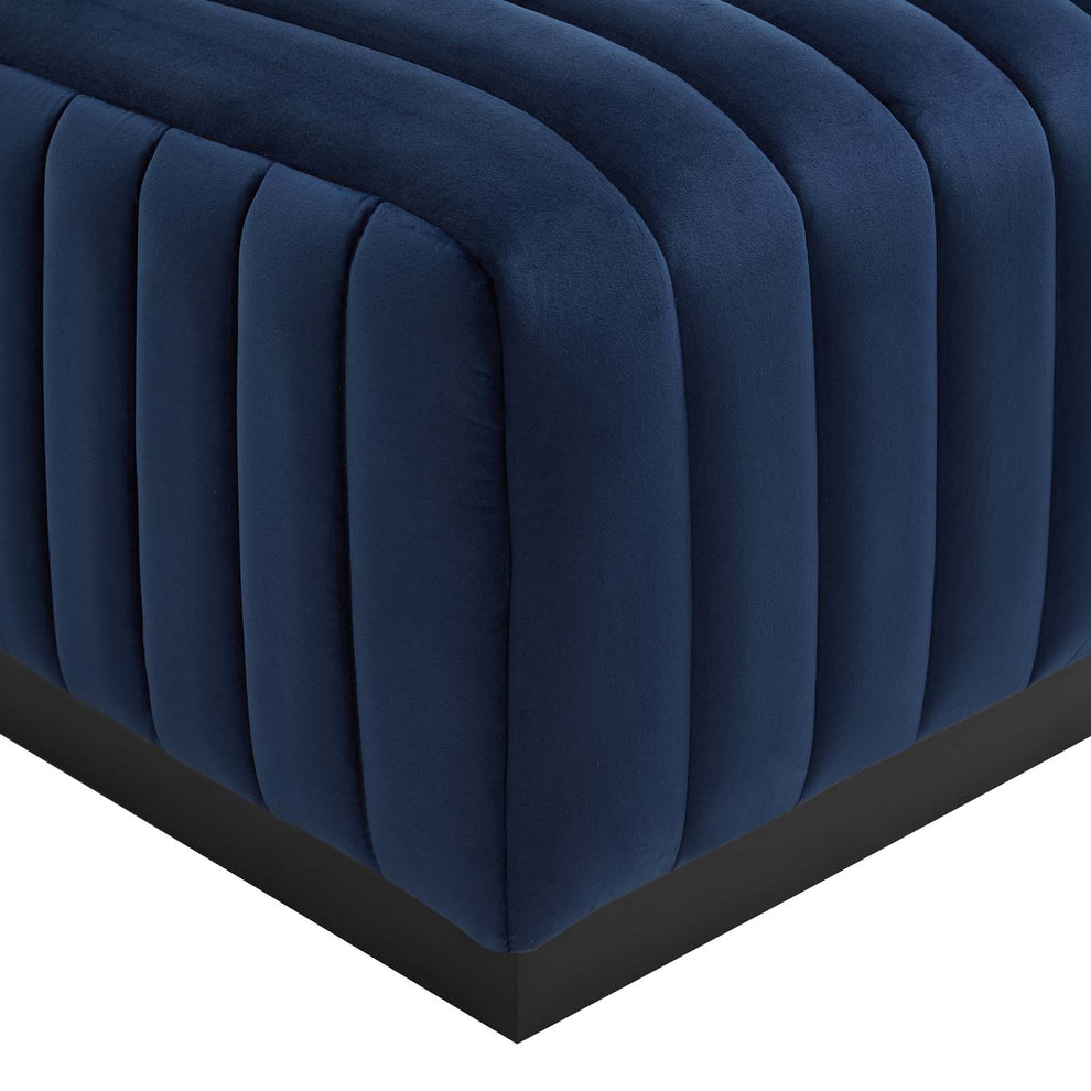 Conjure Channel Tufted Performance Velvet 6-Piece Sectional By Modway - EEI-5768 | Sofa Set | Modishstore - 54
