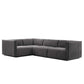 Conjure Channel Tufted Performance Velvet 4-Piece Sectional By Modway - EEI-5769 | Sectional | Modishstore - 33
