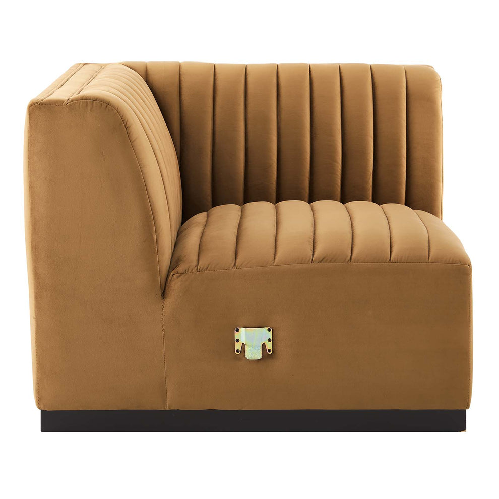 Conjure Channel Tufted Performance Velvet 6-Piece Sectional By Modway - EEI-5773 | Sectional | Modishstore - 15