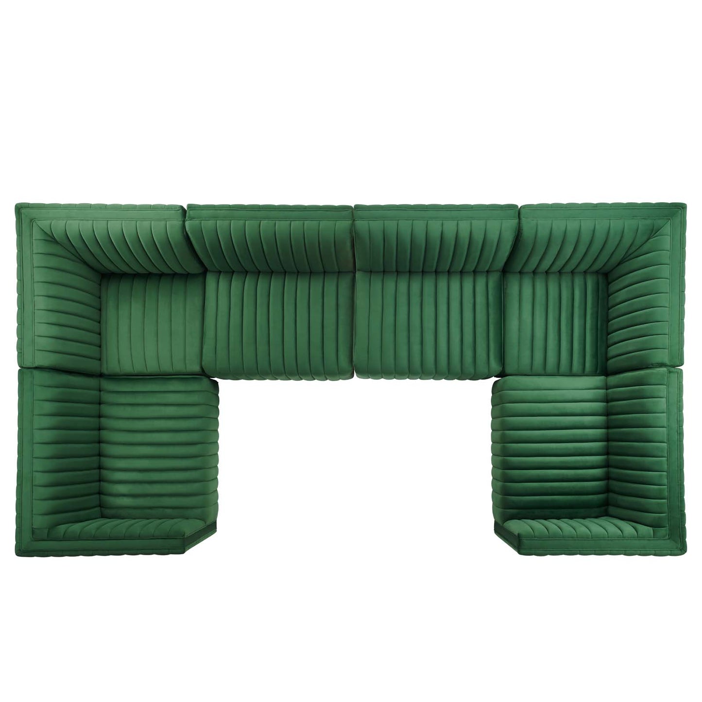 Conjure Channel Tufted Performance Velvet 6-Piece Sectional By Modway - EEI-5773 | Sectional | Modishstore - 26