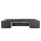 Conjure Channel Tufted Performance Velvet 6-Piece Sectional By Modway - EEI-5773 | Sectional | Modishstore - 33