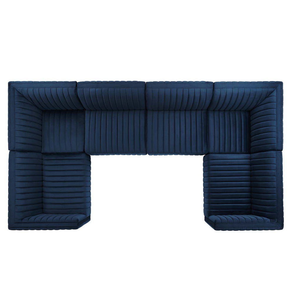 Conjure Channel Tufted Performance Velvet 6-Piece Sectional By Modway - EEI-5773 | Sectional | Modishstore - 58