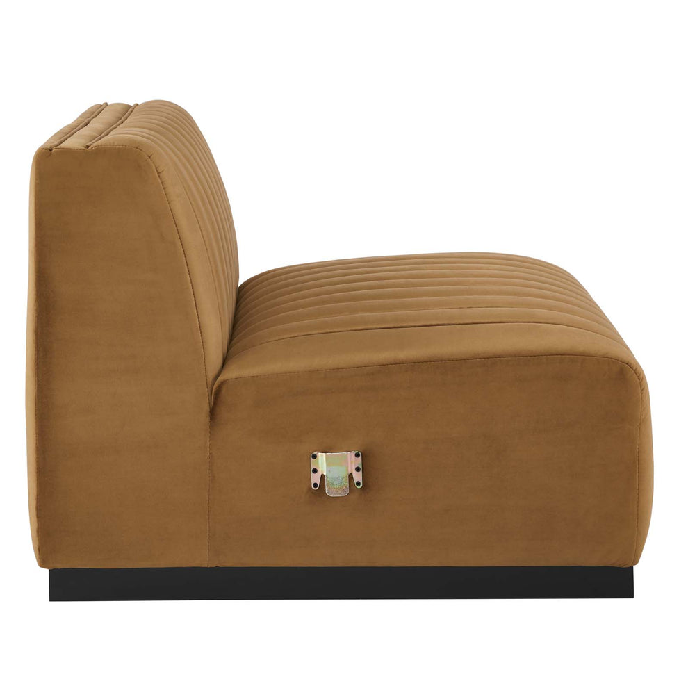Conjure Channel Tufted Performance Velvet 5-Piece Sectional By Modway - EEI-5775 | Sectional | Modishstore - 15