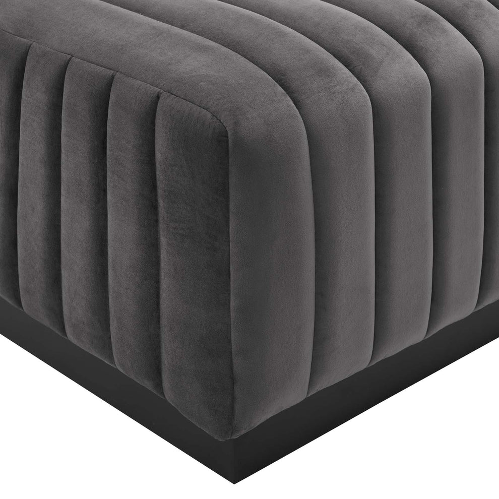 Conjure Channel Tufted Performance Velvet 5-Piece Sectional By Modway - EEI-5775 | Sectional | Modishstore - 41