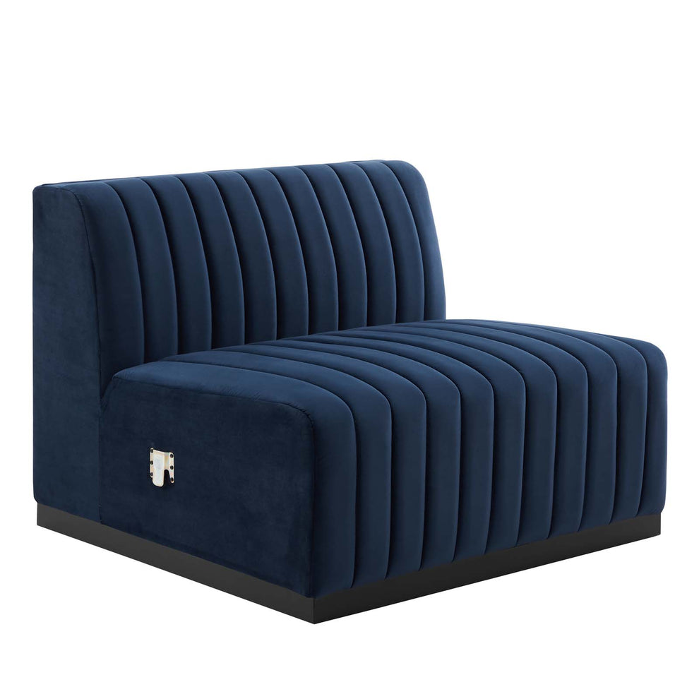 Conjure Channel Tufted Performance Velvet 5-Piece Sectional By Modway - EEI-5775 | Sectional | Modishstore - 62