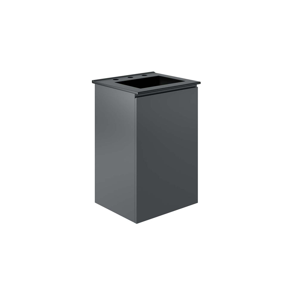 Bryn 18" Wall-Mount Bathroom Vanity By Modway - EEI-5776 | Bathroom Accessories | Modishstore - 2