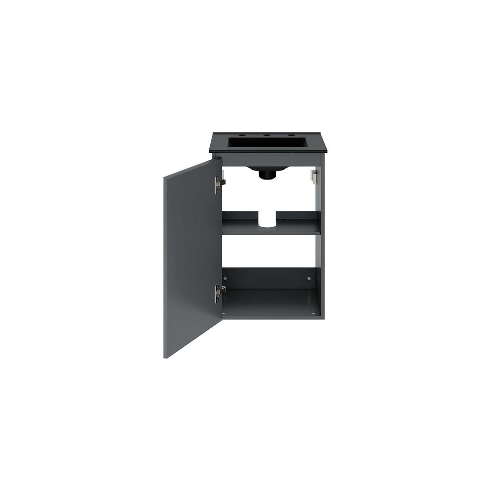 Bryn 18" Wall-Mount Bathroom Vanity By Modway - EEI-5776 | Bathroom Accessories | Modishstore - 4