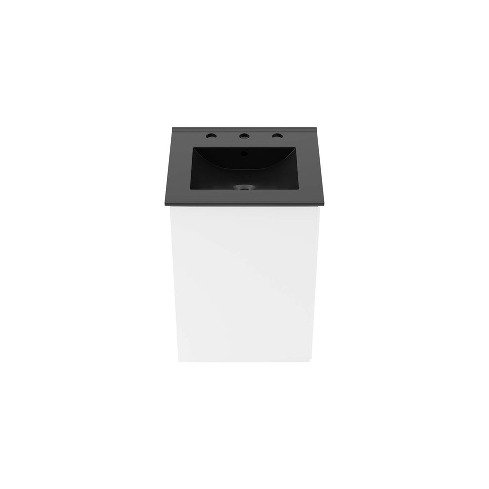 Bryn 18" Wall-Mount Bathroom Vanity By Modway - EEI-5776 | Bathroom Accessories | Modishstore - 20