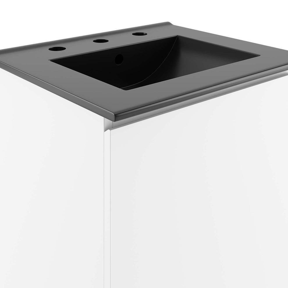 Bryn 18" Wall-Mount Bathroom Vanity By Modway - EEI-5776 | Bathroom Accessories | Modishstore - 22