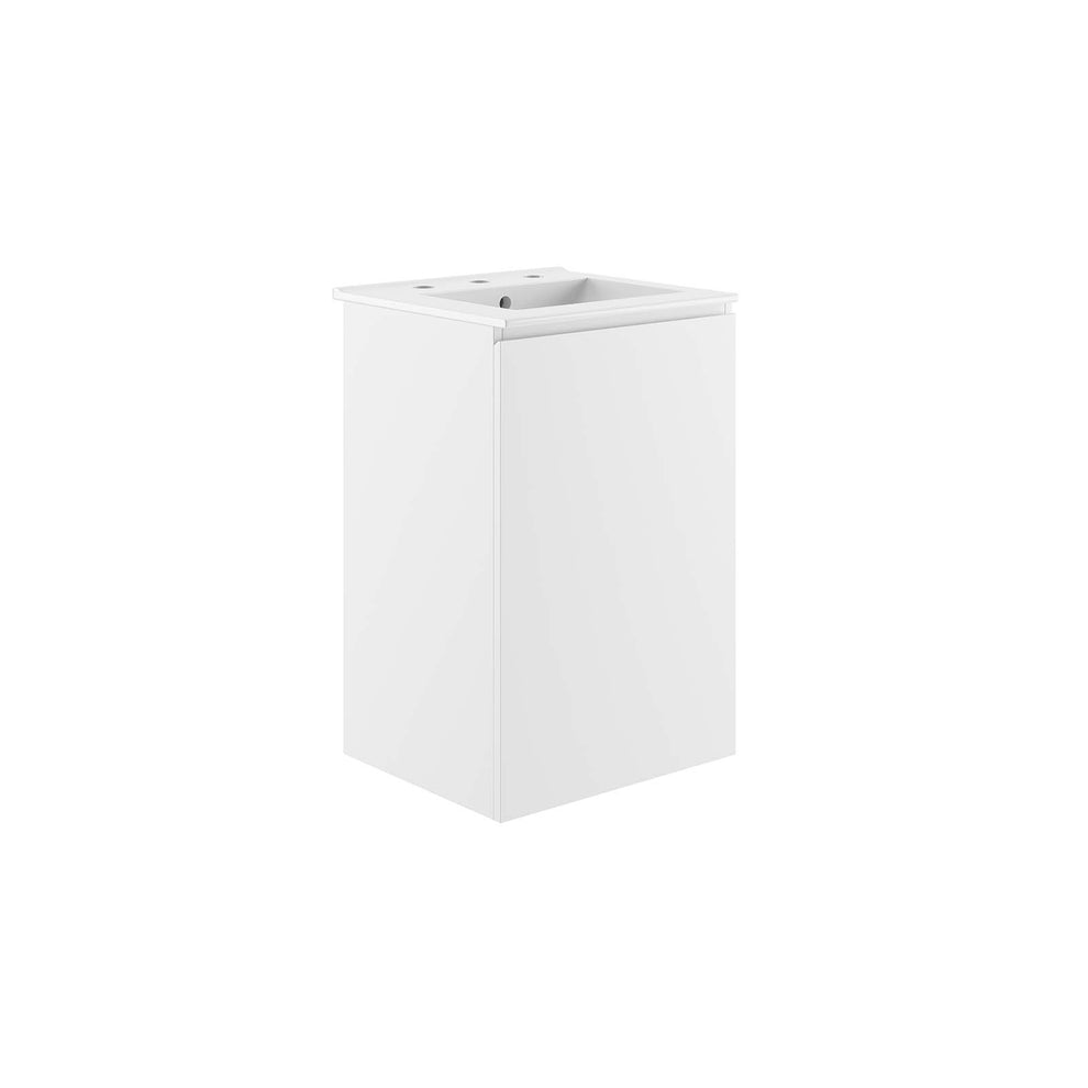Bryn 18" Wall-Mount Bathroom Vanity By Modway - EEI-5776 | Bathroom Accessories | Modishstore - 25