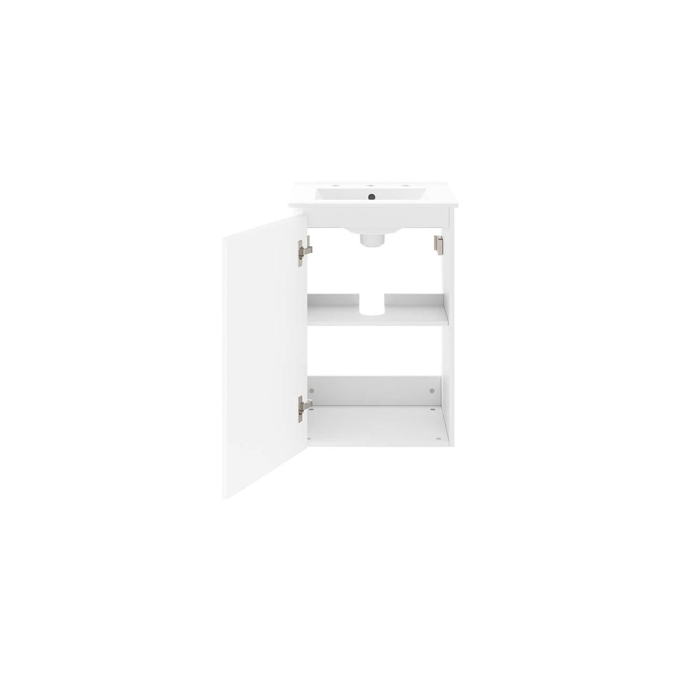 Bryn 18" Wall-Mount Bathroom Vanity By Modway - EEI-5776 | Bathroom Accessories | Modishstore - 27