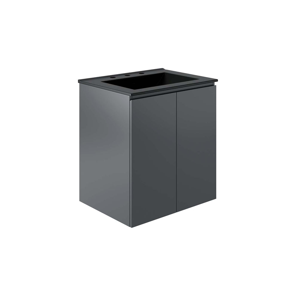 Bryn 24" Wall-Mount Bathroom Vanity By Modway - EEI-5777 | Bathroom Accessories | Modishstore - 2