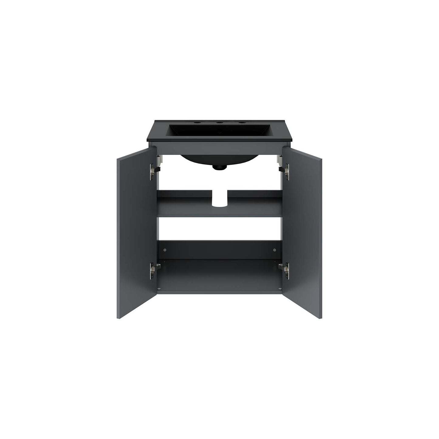 Bryn 24" Wall-Mount Bathroom Vanity By Modway - EEI-5777 | Bathroom Accessories | Modishstore - 4