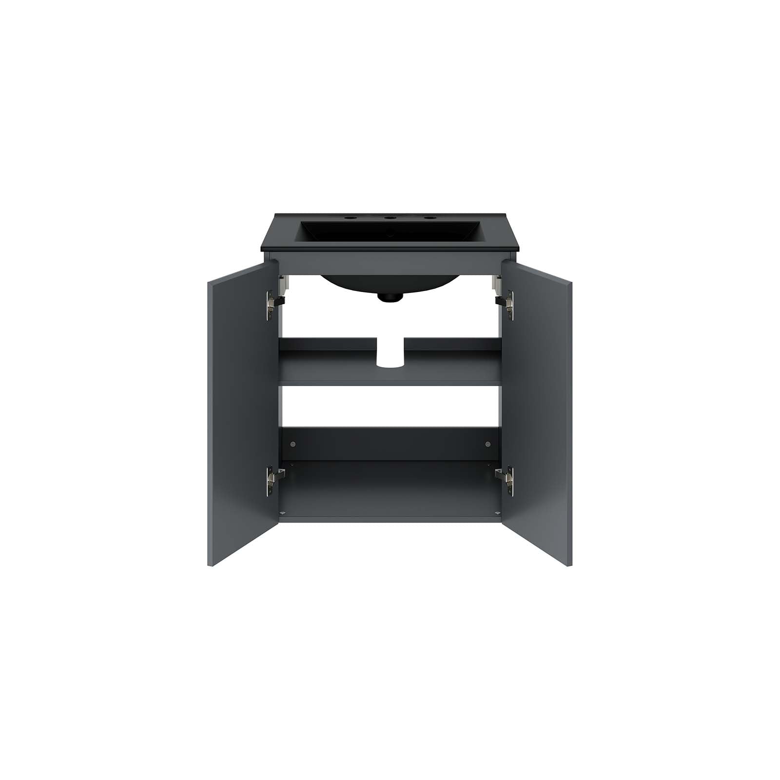 Bryn 24" Wall-Mount Bathroom Vanity By Modway - EEI-5777 | Bathroom Accessories | Modishstore - 4