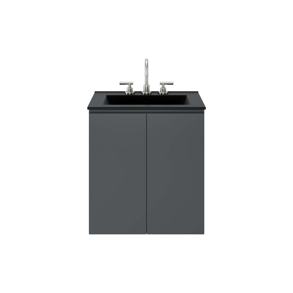 Bryn 24" Wall-Mount Bathroom Vanity By Modway - EEI-5777 | Bathroom Accessories | Modishstore - 6
