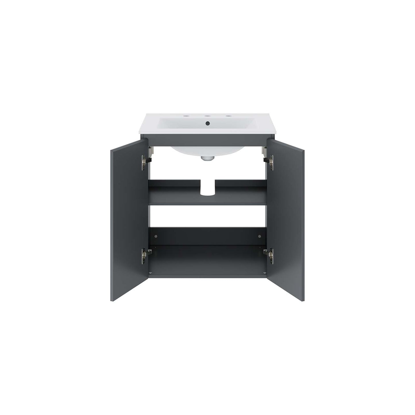 Bryn 24" Wall-Mount Bathroom Vanity By Modway - EEI-5777 | Bathroom Accessories | Modishstore - 11