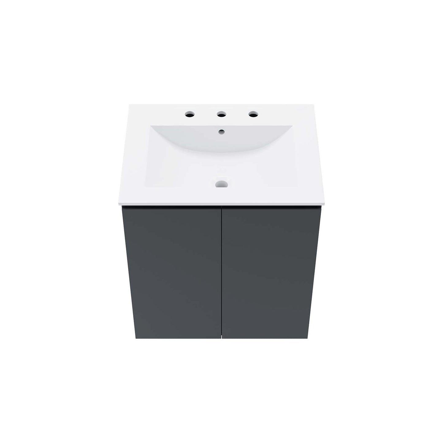 Bryn 24" Wall-Mount Bathroom Vanity By Modway - EEI-5777 | Bathroom Accessories | Modishstore - 12