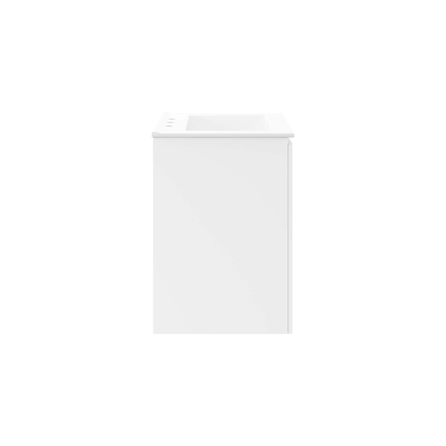 Bryn 24" Wall-Mount Bathroom Vanity By Modway - EEI-5777-GRY-BLK | Bathroom Accessories |  Modishstore - 26