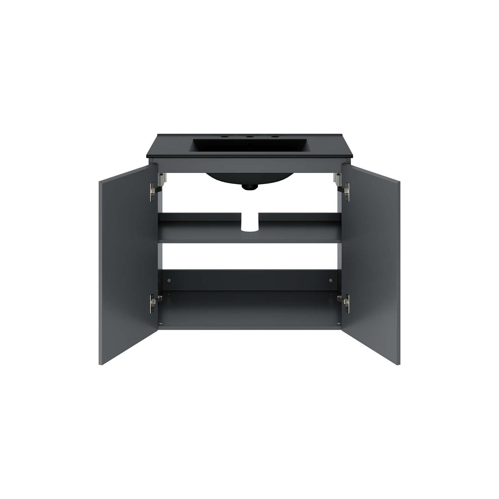Bryn 30" Wall-Mount Bathroom Vanity By Modway - EEI-5778 | Bathroom Accessories | Modishstore - 4