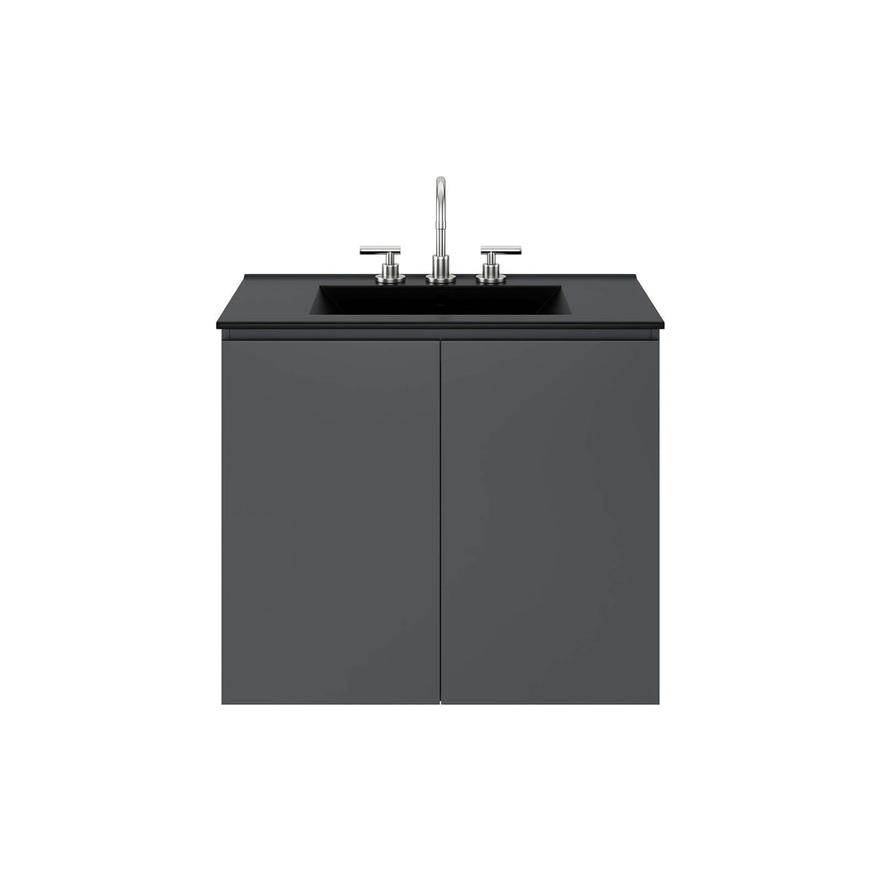 Bryn 30" Wall-Mount Bathroom Vanity By Modway - EEI-5778 | Bathroom Accessories | Modishstore - 6