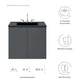 Bryn 30" Wall-Mount Bathroom Vanity By Modway - EEI-5778-GRY-BLK | Bathroom Accessories |  Modishstore - 8
