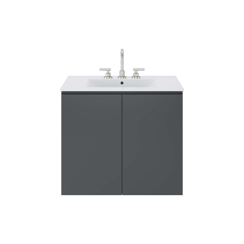 Bryn 30" Wall-Mount Bathroom Vanity By Modway - EEI-5778 | Bathroom Accessories | Modishstore - 13
