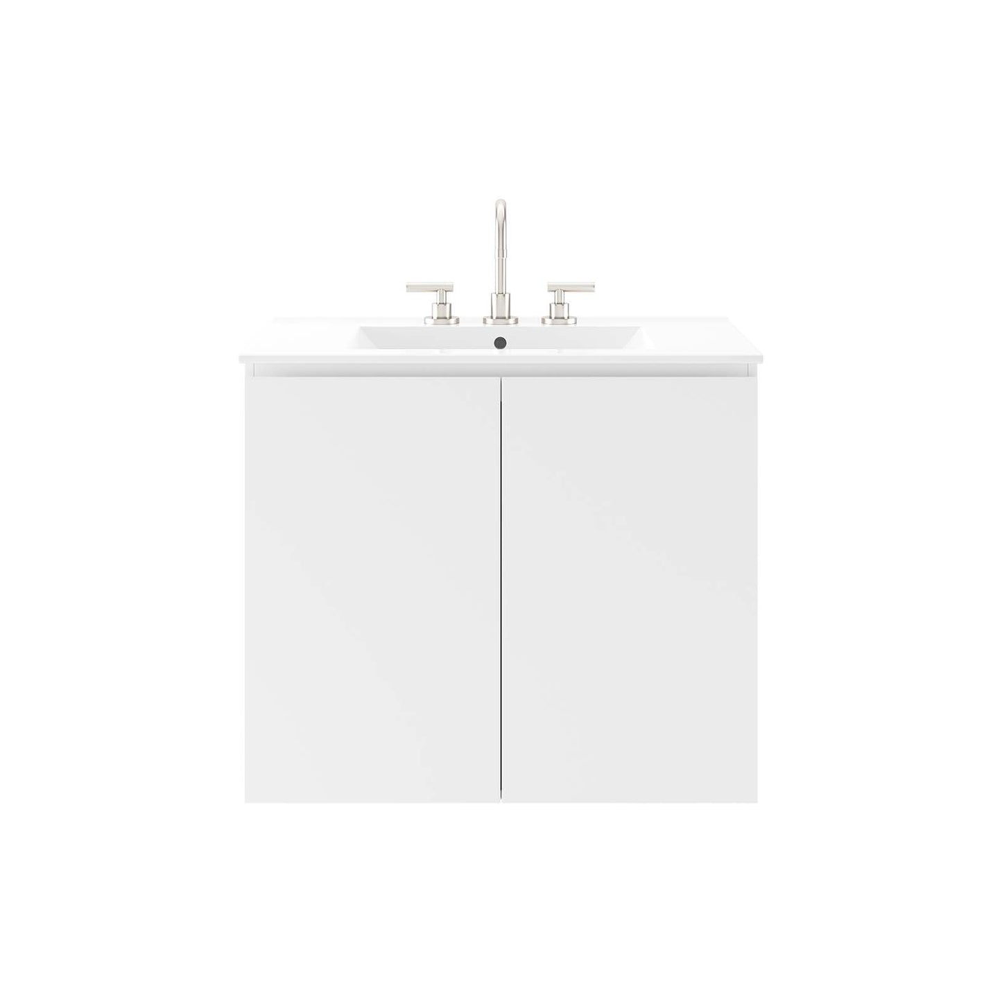 Bryn 30" Wall-Mount Bathroom Vanity By Modway - EEI-5778-GRY-BLK | Bathroom Accessories |  Modishstore - 29