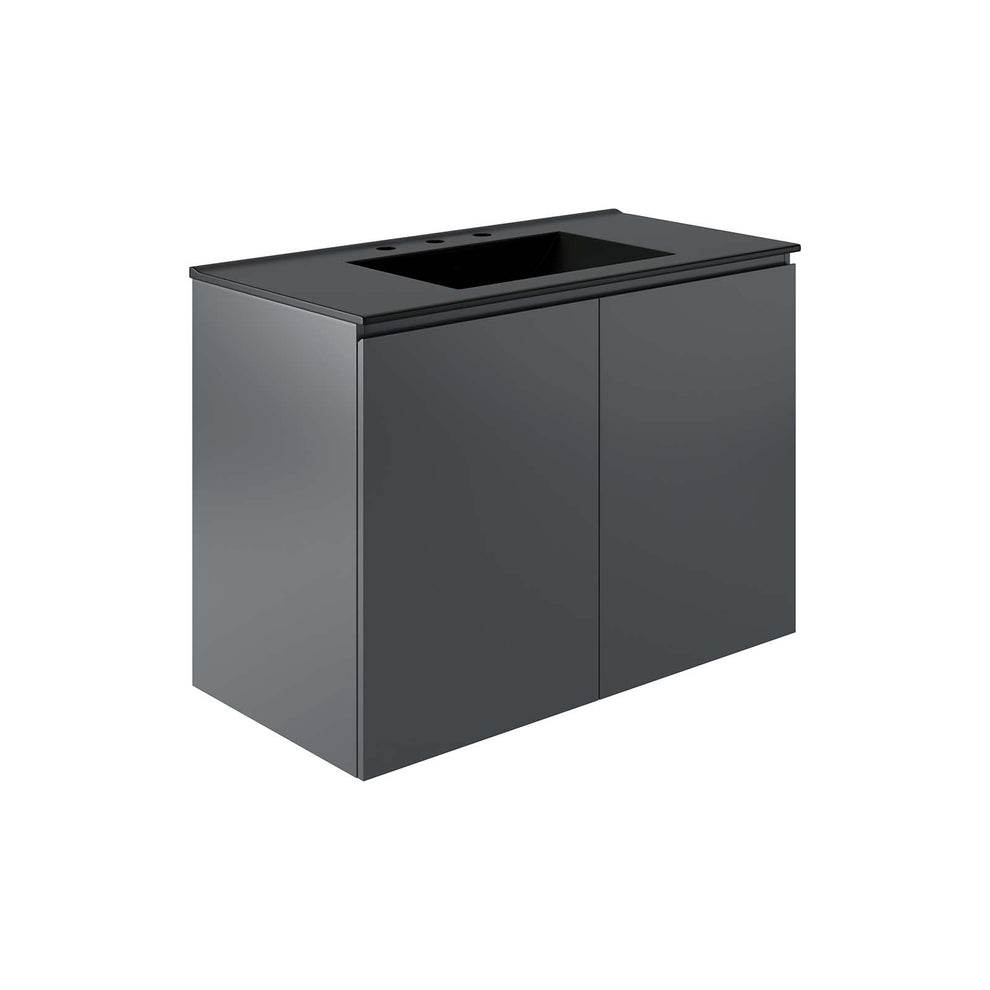 Bryn 36" Wall-Mount Bathroom Vanity By Modway - EEI-5779 | Bathroom Accessories | Modishstore - 2