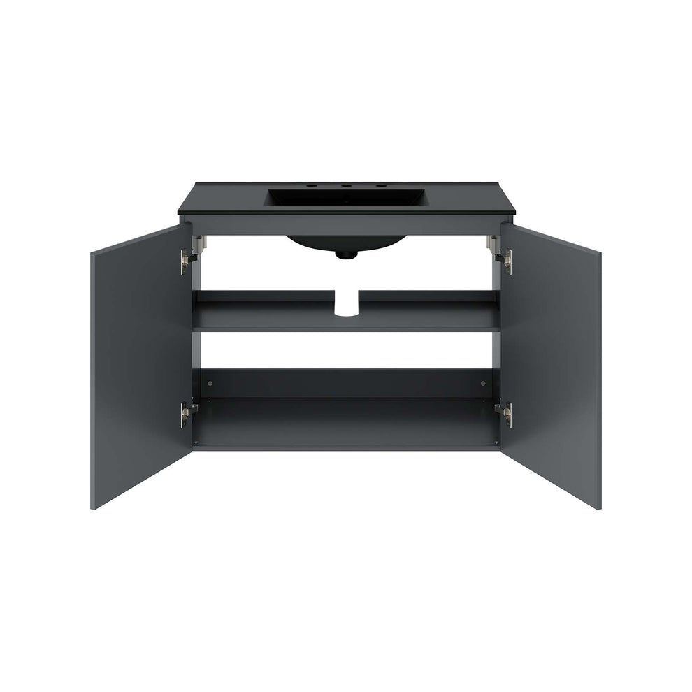 Bryn 36" Wall-Mount Bathroom Vanity By Modway - EEI-5779 | Bathroom Accessories | Modishstore - 4