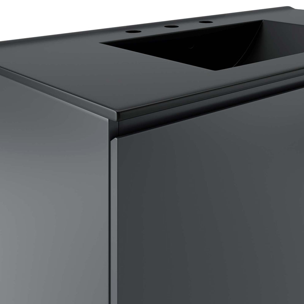Bryn 36" Wall-Mount Bathroom Vanity By Modway - EEI-5779 | Bathroom Accessories | Modishstore - 7