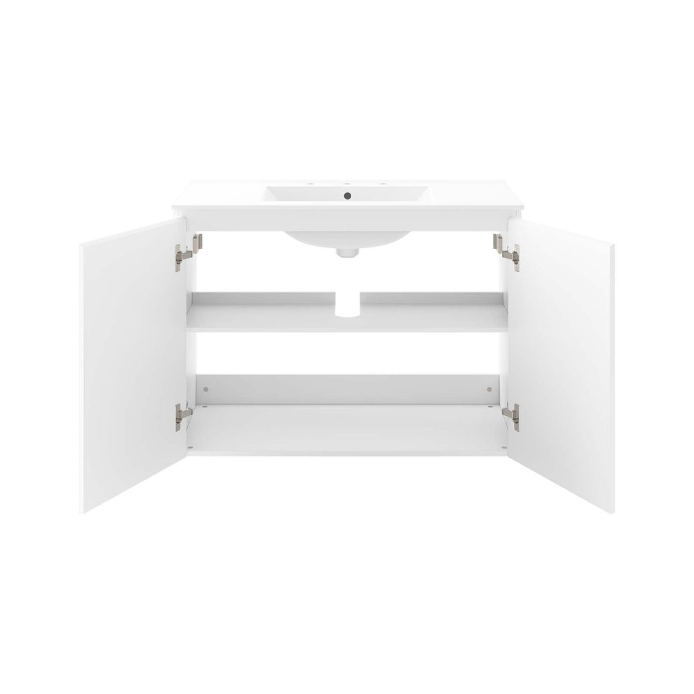 Bryn 36" Wall-Mount Bathroom Vanity By Modway - EEI-5779 | Bathroom Accessories | Modishstore - 27