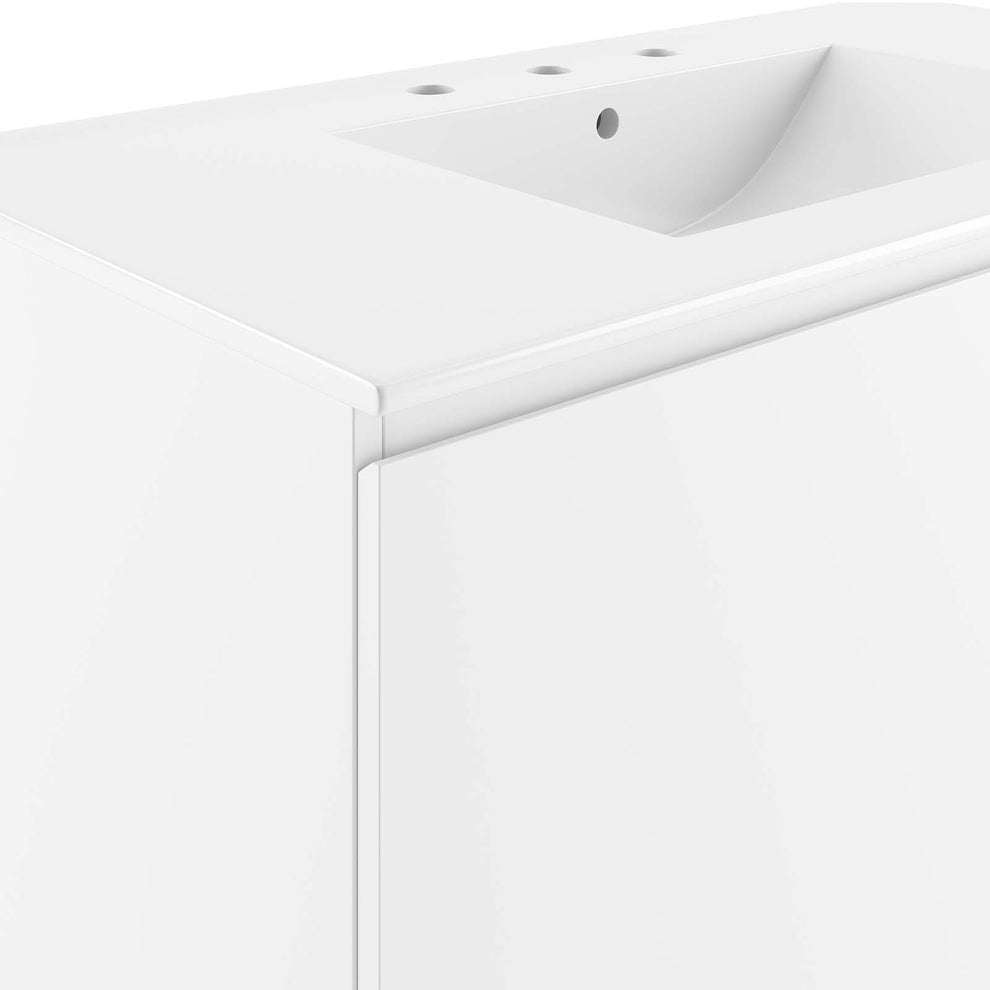 Bryn 36" Wall-Mount Bathroom Vanity By Modway - EEI-5779 | Bathroom Accessories | Modishstore - 30