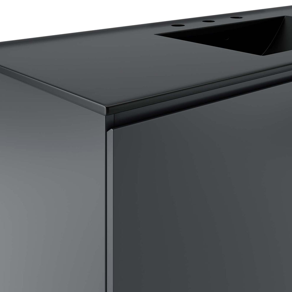 Bryn 48" Wall-Mount Bathroom Vanity By Modway - EEI-5780 | Bathroom Accessories | Modishstore - 7