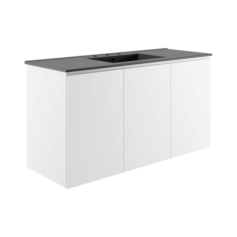 Bryn 48" Wall-Mount Bathroom Vanity By Modway - EEI-5780 | Bathroom Accessories | Modishstore - 17