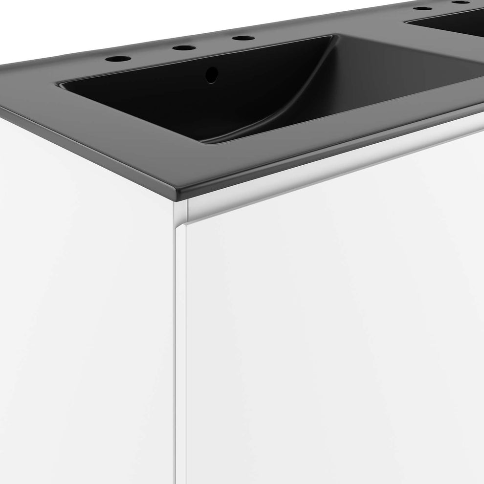 Bryn 48" Wall-Mount Double Sink Bathroom Vanity By Modway - EEI-5781 | Bathroom Accessories | Modishstore - 22