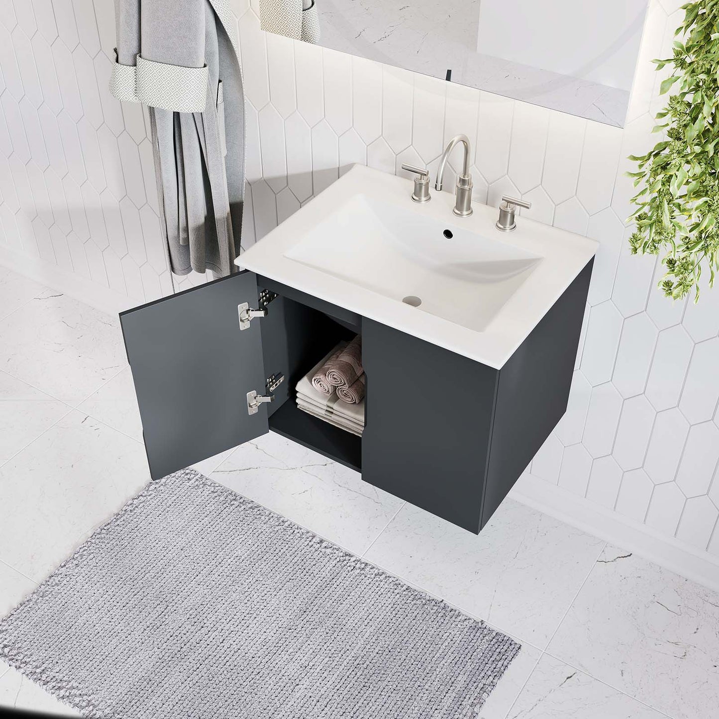 Vitality 24" Bathroom Vanity By Modway - EEI-5782 | Bathroom Accessories | Modishstore - 15