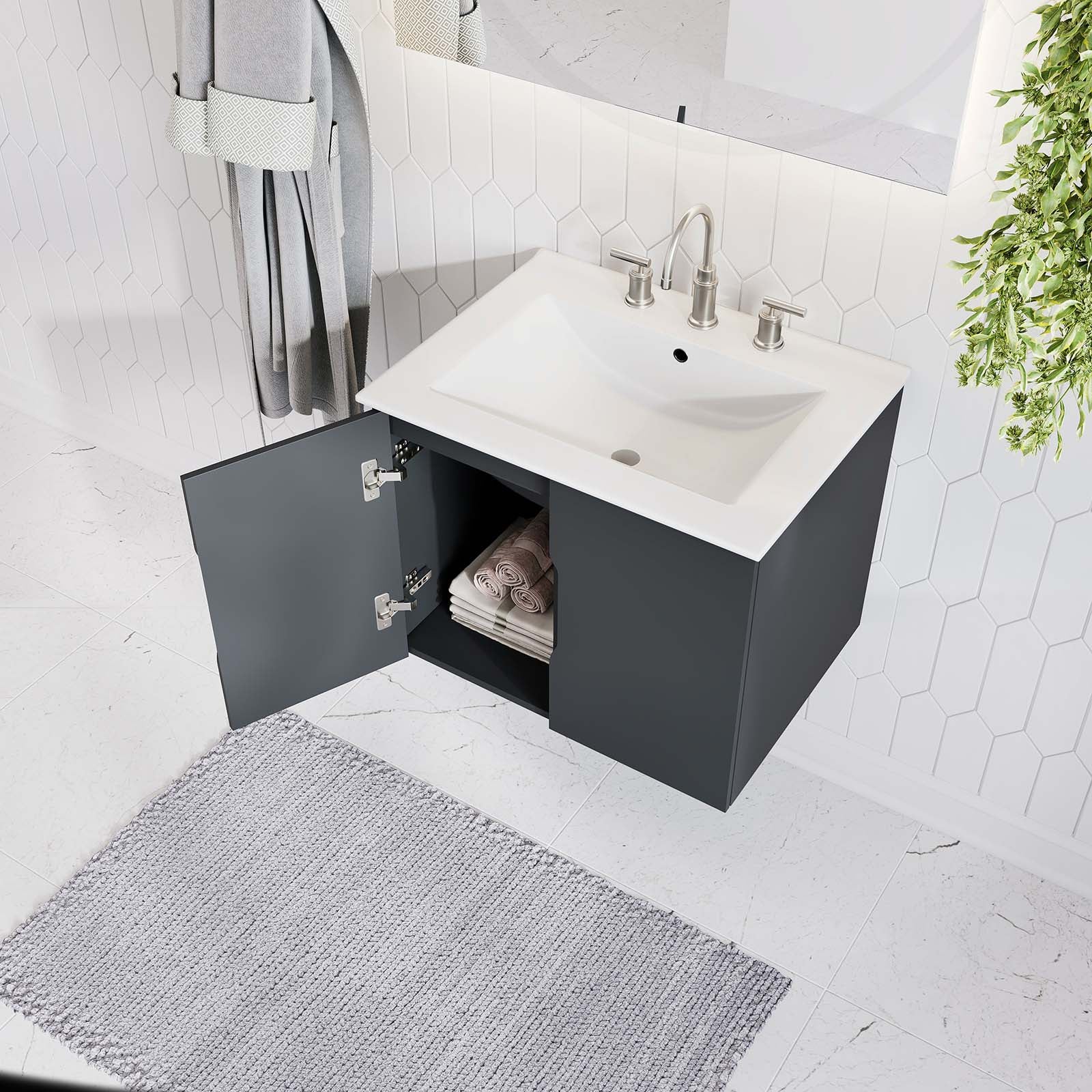 Vitality 24" Bathroom Vanity By Modway - EEI-5782 | Bathroom Accessories | Modishstore - 15