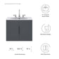 Vitality 24" Bathroom Vanity By Modway - EEI-5782-GRY-BLK | Bathroom Accessories |  Modishstore - 16