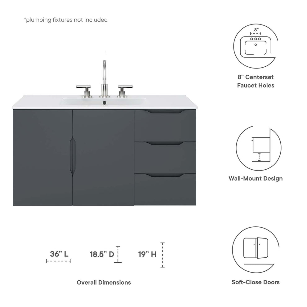Vitality 36" Bathroom Vanity By Modway - EEI-5783 | Bathroom Accessories | Modishstore - 16