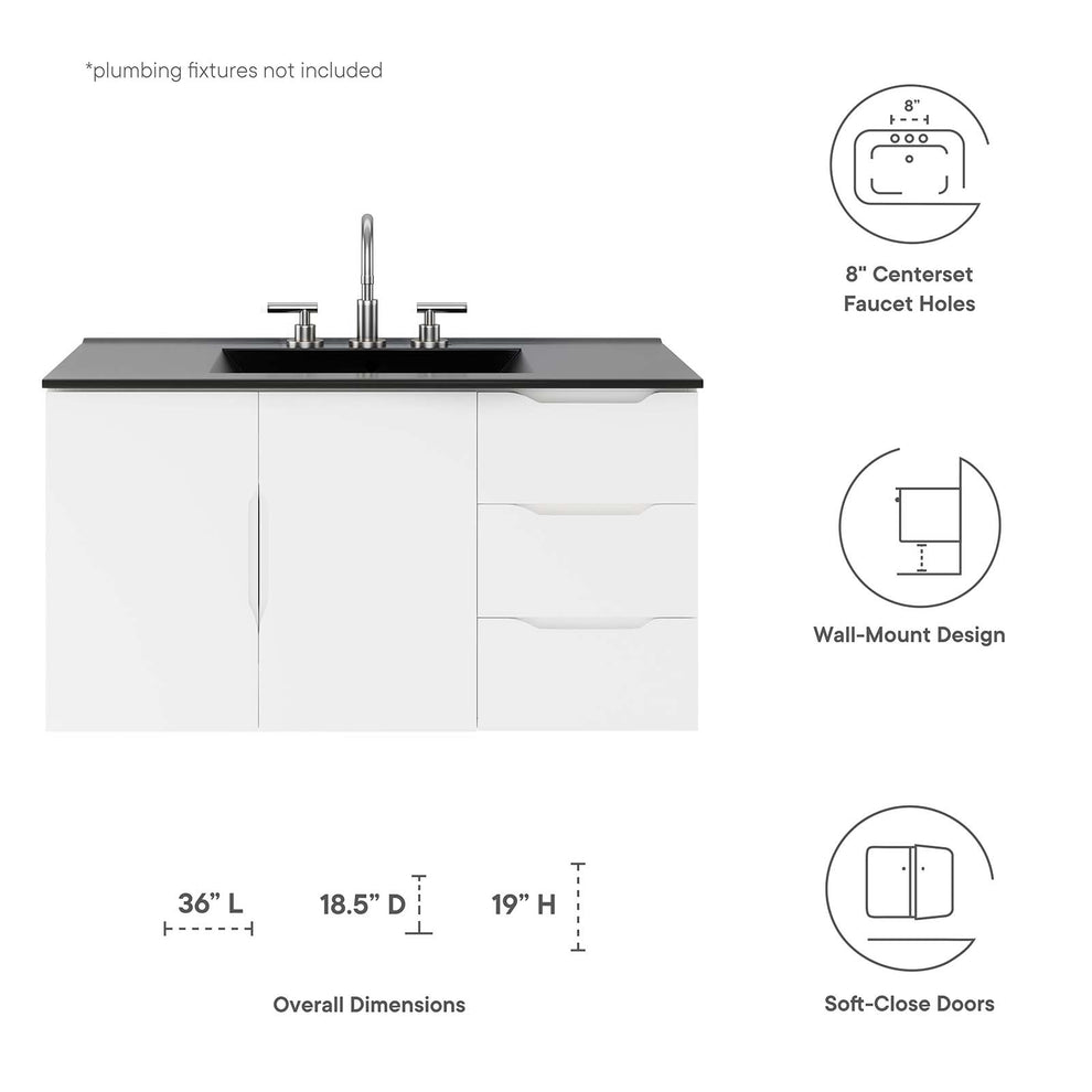 Vitality 36" Bathroom Vanity By Modway - EEI-5783 | Bathroom Accessories | Modishstore - 24