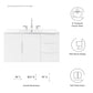 Vitality 36" Bathroom Vanity By Modway - EEI-5783-GRY-BLK | Bathroom Accessories |  Modishstore - 32