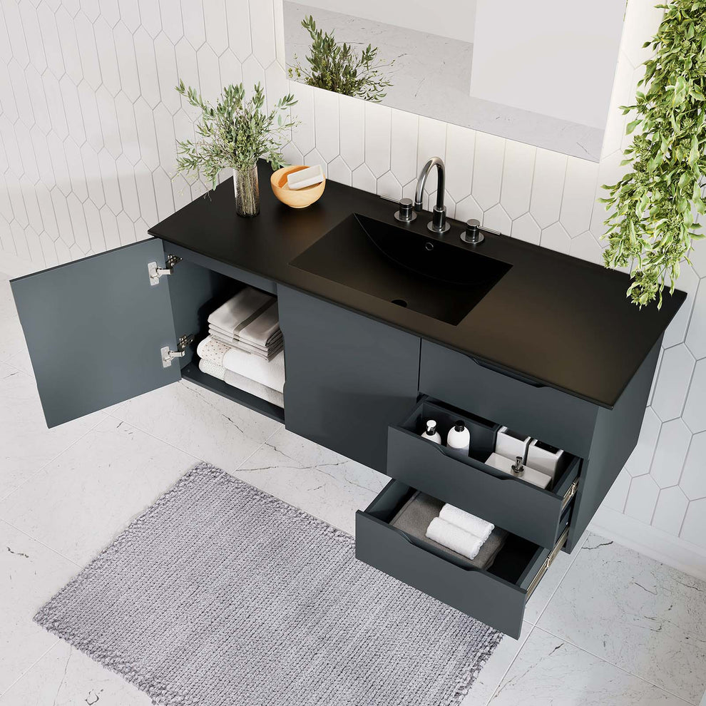 Vitality 48" Single Sink Bathroom Vanity By Modway - EEI-5784 | Bathroom Accessories | Modishstore - 1