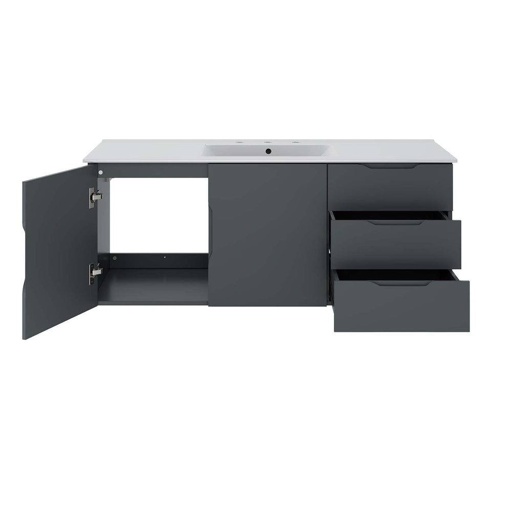 Vitality 48" Single Sink Bathroom Vanity By Modway - EEI-5784 | Bathroom Accessories | Modishstore - 12