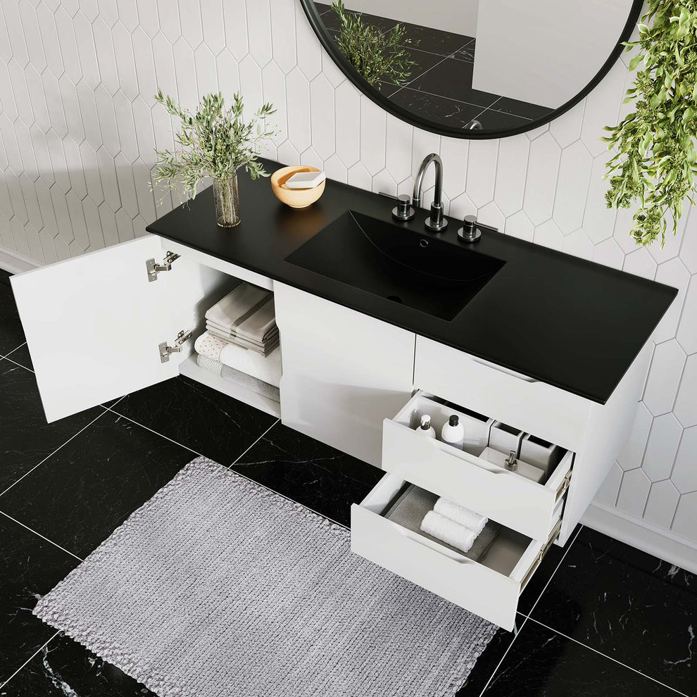 Vitality 48" Single Sink Bathroom Vanity By Modway - EEI-5784 | Bathroom Accessories | Modishstore - 23
