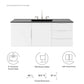 Vitality 48" Single Sink Bathroom Vanity By Modway - EEI-5784 | Bathroom Accessories | Modishstore - 24