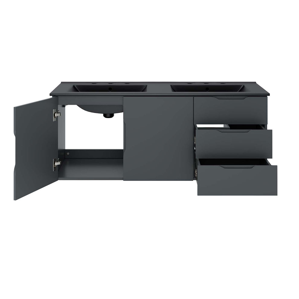 Vitality 48" Double Sink Bathroom Vanity By Modway - EEI-5785 | Bathroom Accessories | Modishstore - 5