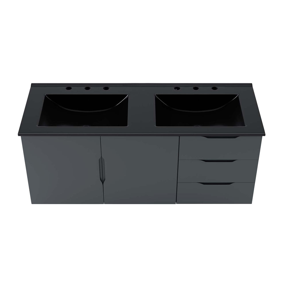 Vitality 48" Double Sink Bathroom Vanity By Modway - EEI-5785 | Bathroom Accessories | Modishstore - 6