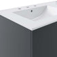 Vitality 48" Double Sink Bathroom Vanity By Modway - EEI-5785-GRY-BLK | Bathroom Accessories |  Modishstore - 11