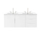 Vitality 48" Double Sink Bathroom Vanity By Modway - EEI-5785-GRY-BLK | Bathroom Accessories |  Modishstore - 30